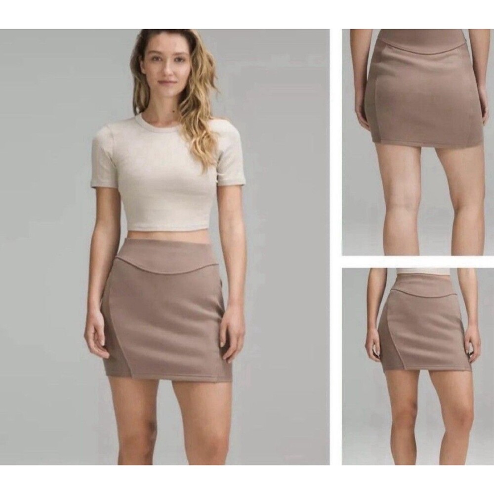 NWT Lululemon Scuba HR Mini Skirt Size Medium